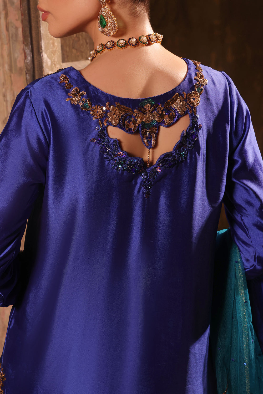 Wahaj M Khan | Banno Formals |  Shalwar pant silk set by Wahaj M Khan - Designer Dress - Type: Ladies Clothes - Available at Libayah - 100% Original