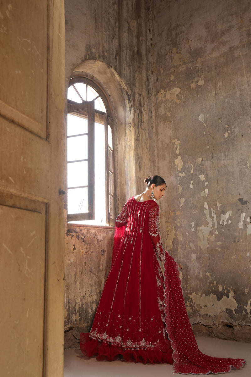 Wahaj M Khan | Banno Formals |  Bano Classic Lal Jora by Wahaj M Khan - Designer Dress - Type: Ladies Clothes - Available at Libayah - 100% Original