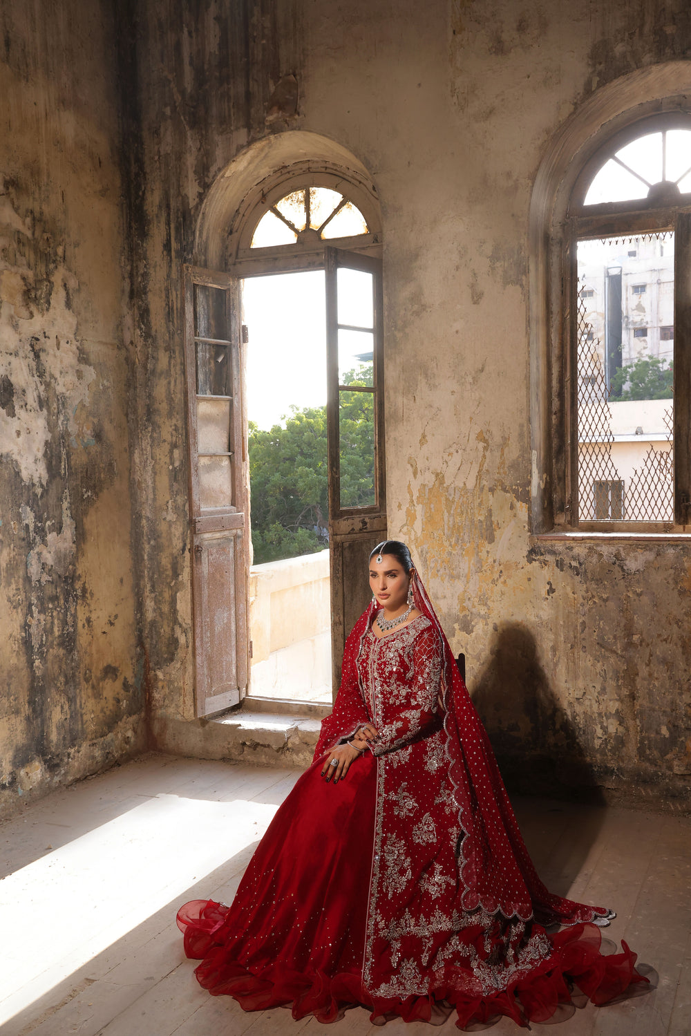 Wahaj M Khan | Banno Formals |  Bano Classic Lal Jora by Wahaj M Khan - Designer Dress - Type: Ladies Clothes - Available at Libayah - 100% Original