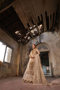 Wahaj M Khan | Banno Formals |  Ivory Bano Qazmi by Wahaj M Khan - Designer Dress - Type: Ladies Clothes - Available at Libayah - 100% Original