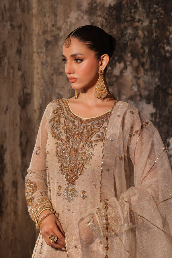 Wahaj M Khan | Banno Formals |  Ivory Bano Qazmi by Wahaj M Khan - Designer Dress - Type: Ladies Clothes - Available at Libayah - 100% Original