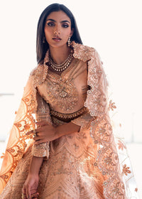Waqas Shah | Amariage Luxury Formals | Coral Bliss by Waqas Shah - Designer Dress - Type: Ladies Clothes - Available at Libayah - 100% Original