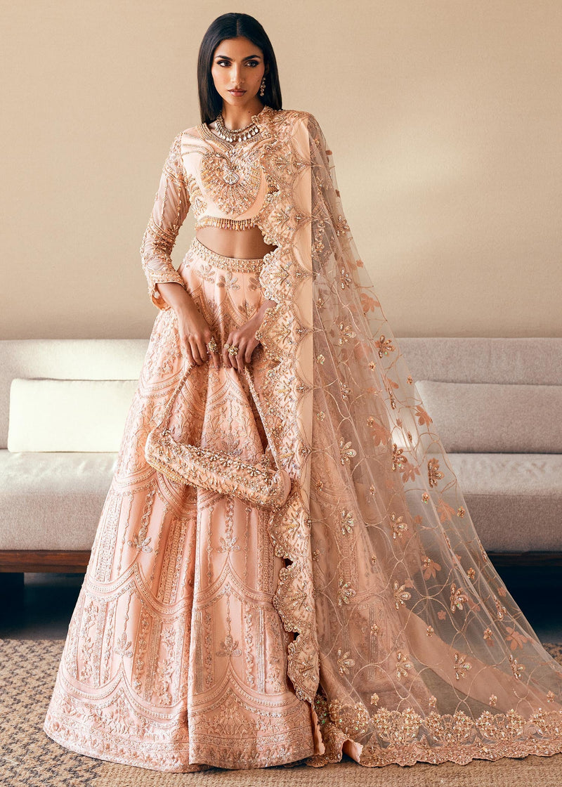 Waqas Shah | Amariage Luxury Formals | Coral Bliss by Waqas Shah - Designer Dress - Type: Ladies Clothes - Available at Libayah - 100% Original