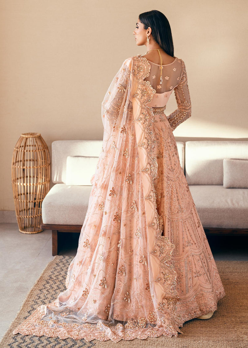 Waqas Shah | Amariage Luxury Formals | Coral Bliss by Waqas Shah - Designer Dress - Type: Ladies Clothes - Available at Libayah - 100% Original