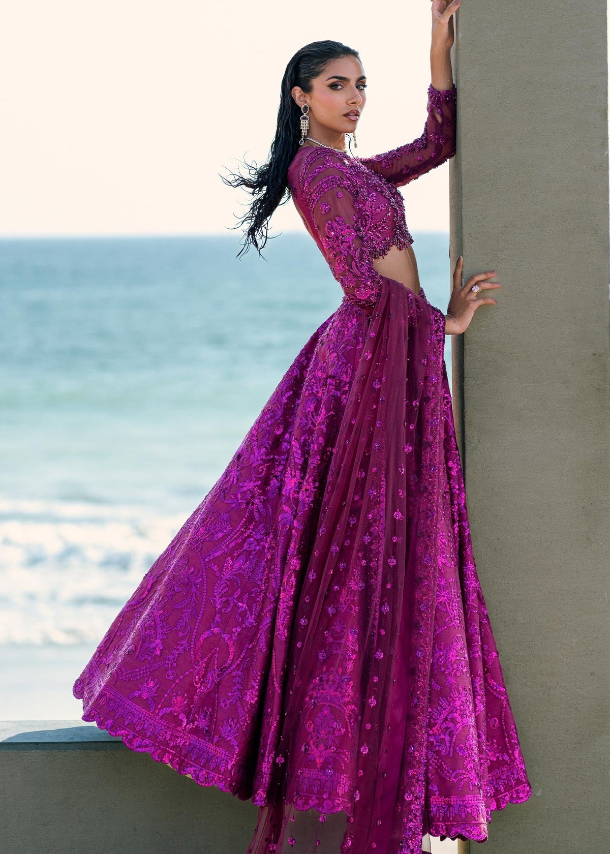 Waqas Shah | Amariage Luxury Formals | Lyric by Waqas Shah - Designer Dress - Type: Ladies Clothes - Available at Libayah - 100% Original