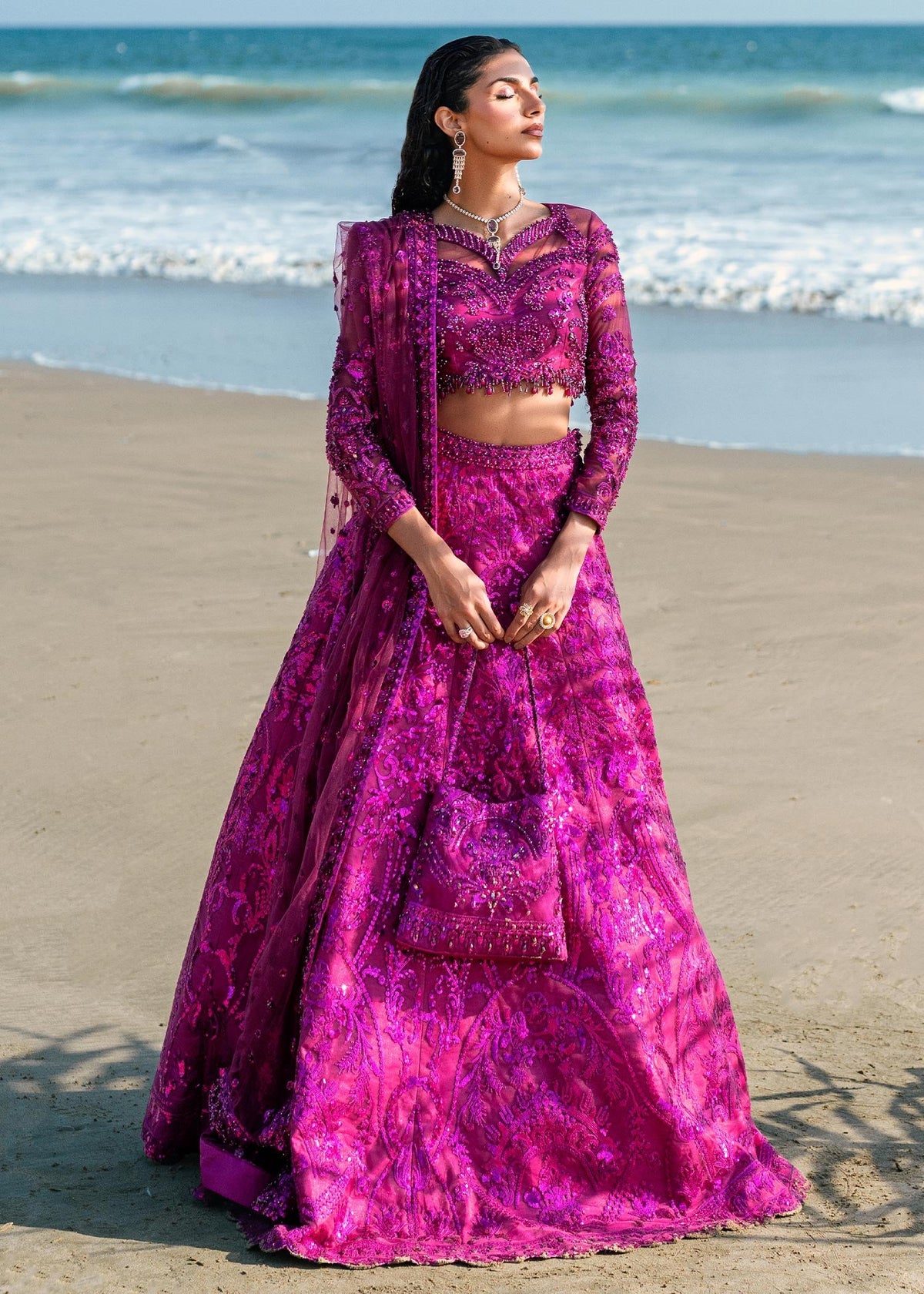 Waqas Shah | Amariage Luxury Formals | Lyric by Waqas Shah - Designer Dress - Type: Ladies Clothes - Available at Libayah - 100% Original