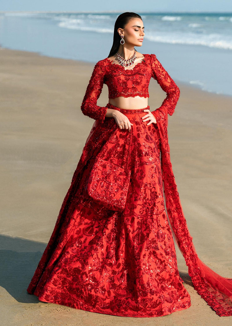 Waqas Shah | Amariage Luxury Formals | Ruby by Waqas Shah - Designer Dress - Type: Ladies Clothes - Available at Libayah - 100% Original