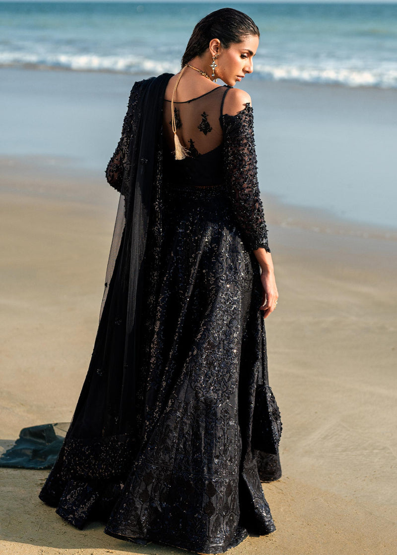 Waqas Shah | Amariage Luxury Formals | Black Musk by Waqas Shah - Designer Dress - Type: Ladies Clothes - Available at Libayah - 100% Original