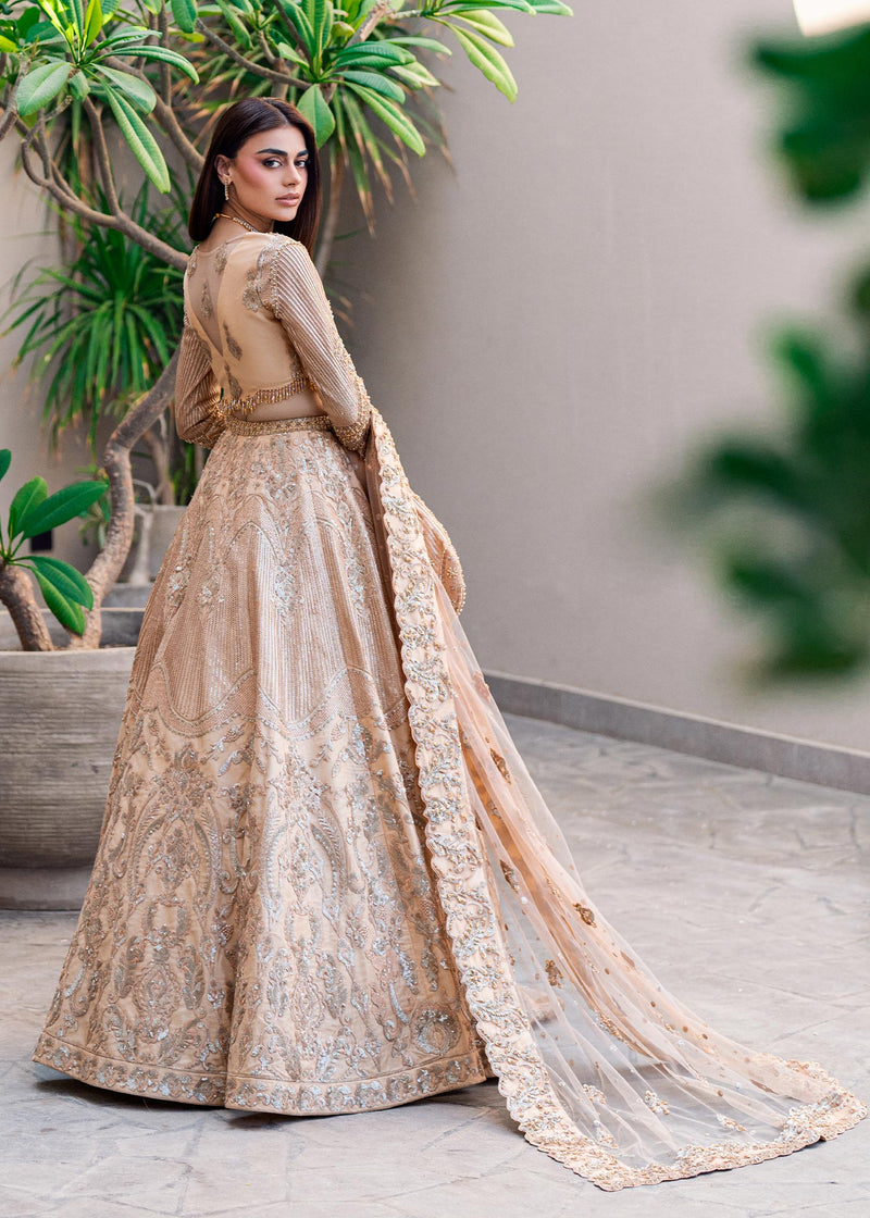 Waqas Shah | Amariage Luxury Formals | Golden Patel by Waqas Shah - Designer Dress - Type: Ladies Clothes - Available at Libayah - 100% Original