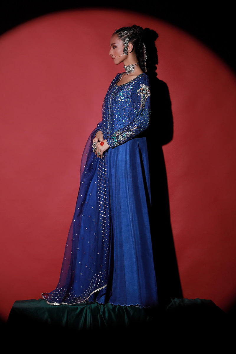 Wardha Saleem | Meeram Festive Formals | Neel by Wardha Saleem - Designer Dress - Type: Ladies Clothes - Available at Libayah - 100% Original