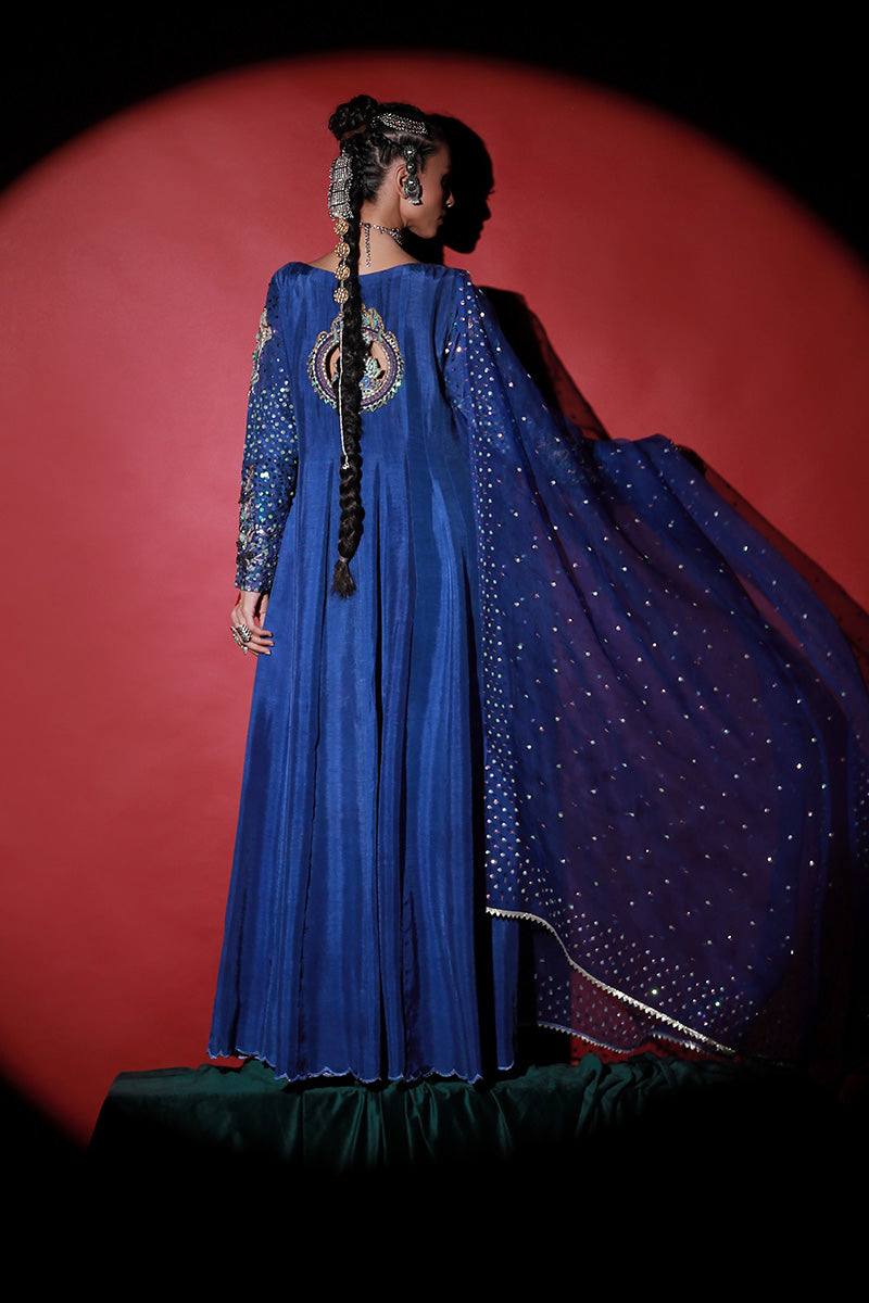 Wardha Saleem | Meeram Festive Formals | Neel by Wardha Saleem - Designer Dress - Type: Ladies Clothes - Available at Libayah - 100% Original