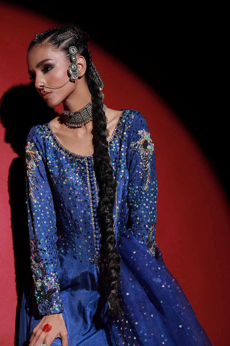 Wardha Saleem | Meeram Festive Formals | Neel by Wardha Saleem - Designer Dress - Type: Ladies Clothes - Available at Libayah - 100% Original