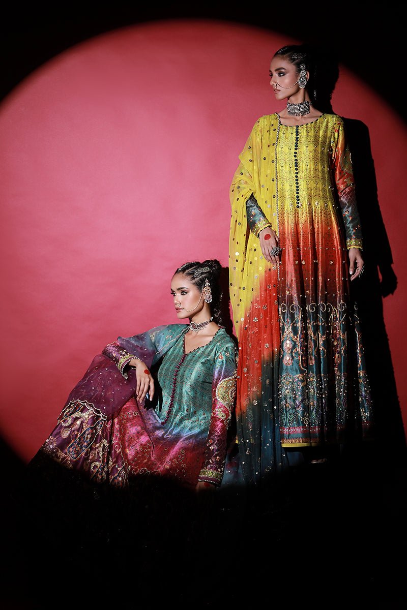 Wardha Saleem | Meeram Festive Formals | Satrangi by Wardha Saleem - Designer Dress - Type: Ladies Clothes - Available at Libayah - 100% Original