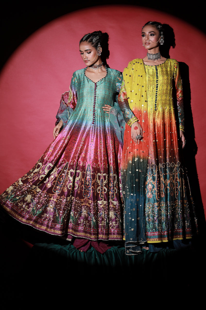 Wardha Saleem | Meeram Festive Formals | Satrangi by Wardha Saleem - Designer Dress - Type: Ladies Clothes - Available at Libayah - 100% Original