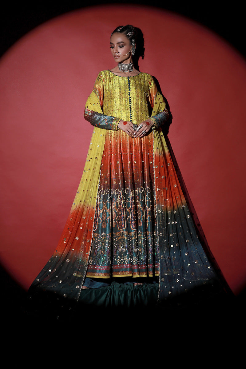 Wardha Saleem | Meeram Festive Formals | Satrangi by Wardha Saleem - Designer Dress - Type: Ladies Clothes - Available at Libayah - 100% Original