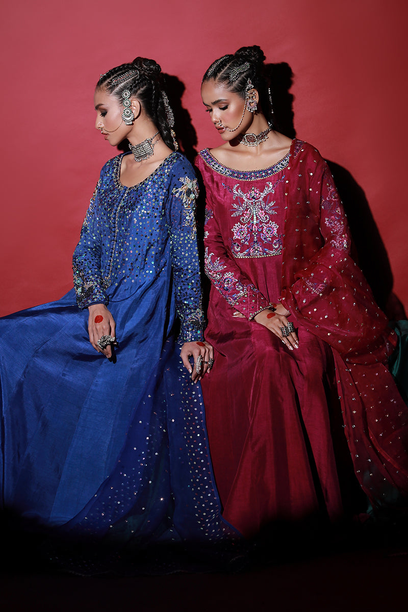 Wardha Saleem | Meeram Festive Formals | Neel by Wardha Saleem - Designer Dress - Type: Ladies Clothes - Available at Libayah - 100% Original