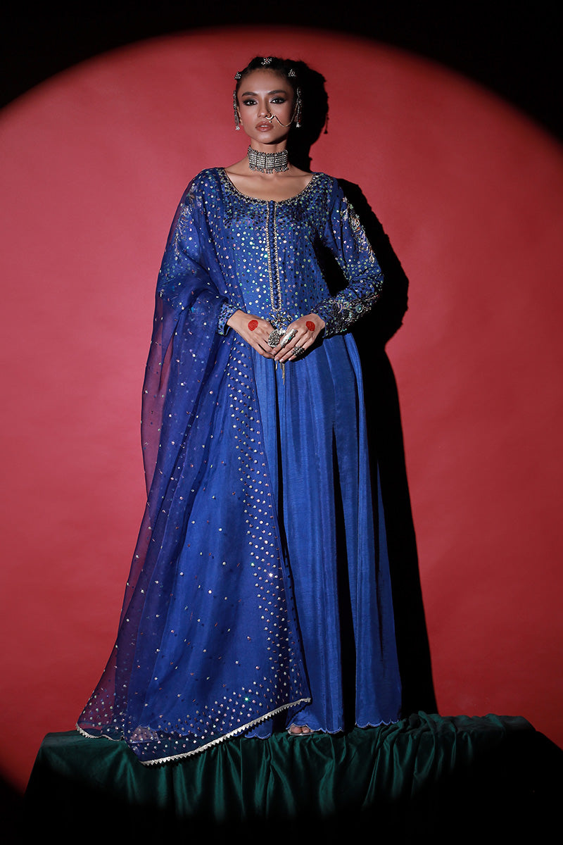 Wardha Saleem | Meeram Festive Formals | Neel by Wardha Saleem - Designer Dress - Type: Ladies Clothes - Available at Libayah - 100% Original