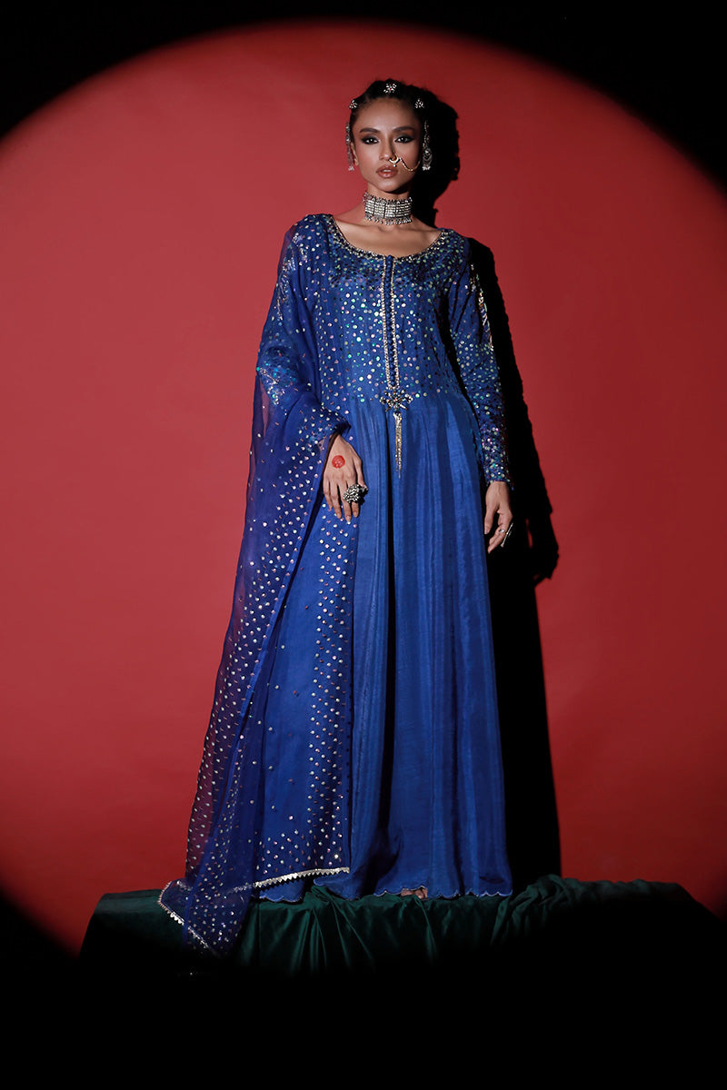 Wardha Saleem | Meeram Festive Formals | Neel by Wardha Saleem - Designer Dress - Type: Ladies Clothes - Available at Libayah - 100% Original