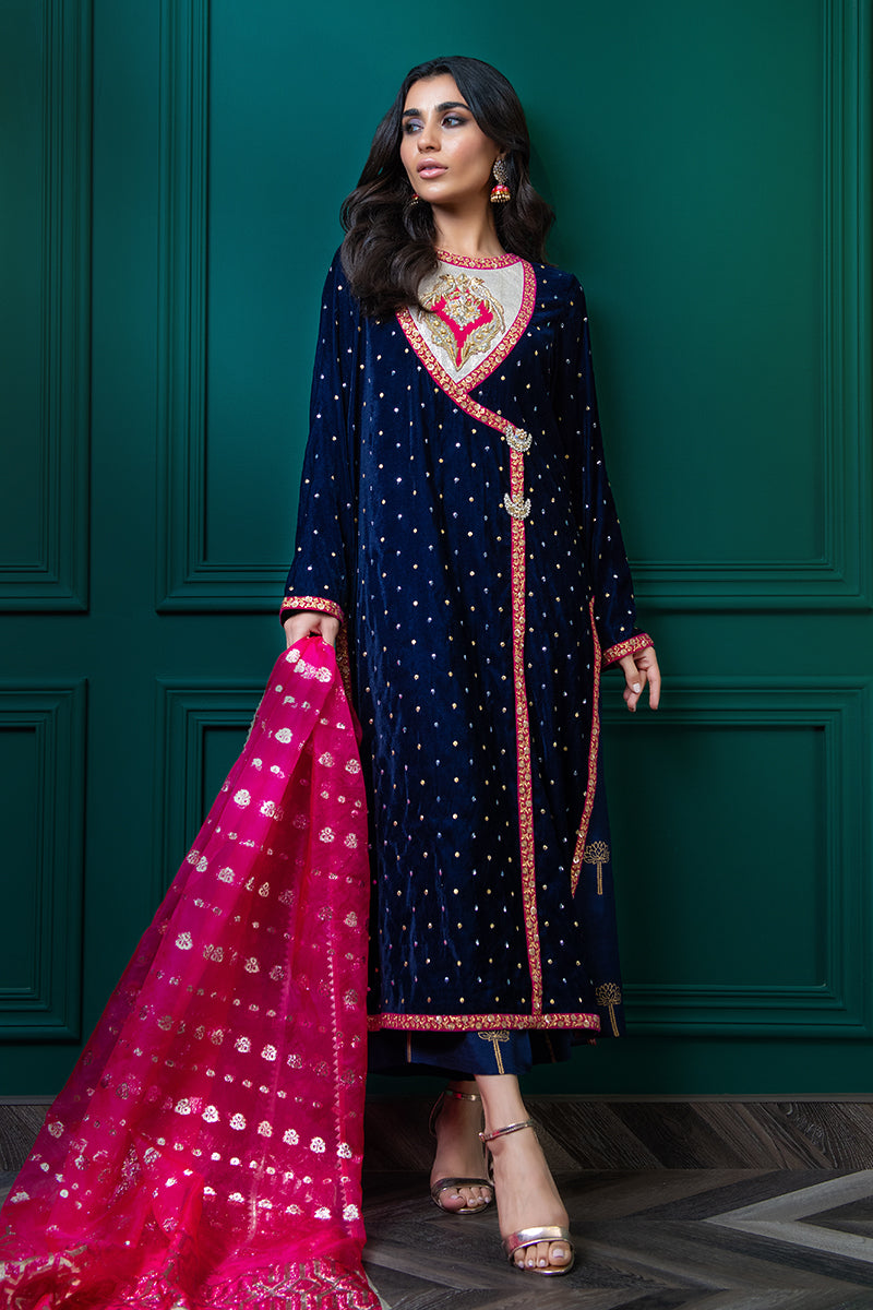 Wardha Saleem | Velvets Winter Fall 24 |  Shalimar by Wardha Saleem - Designer Dress - Type: Ladies Clothes - Available at Libayah - 100% Original