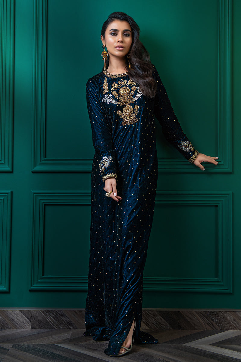 Wardha Saleem | Velvets Winter Fall 24 |  Shikar Gah 2 by Wardha Saleem - Designer Dress - Type: Ladies Clothes - Available at Libayah - 100% Original