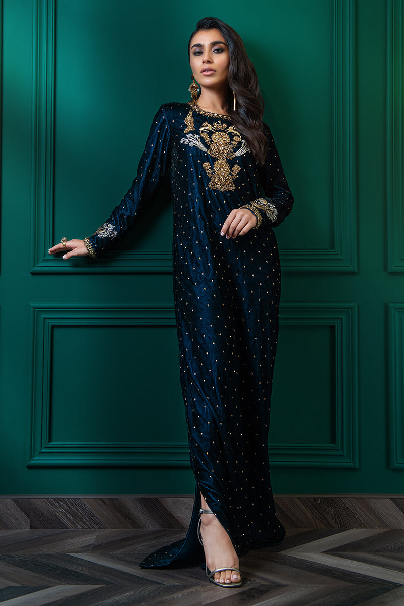 Wardha Saleem | Velvets Winter Fall 24 |  Shikar Gah 2 by Wardha Saleem - Designer Dress - Type: Ladies Clothes - Available at Libayah - 100% Original