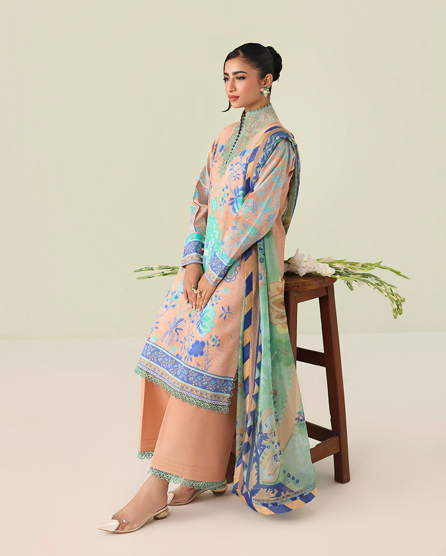 Roheenaz | Rosette Lawn | Weave of Light - Designer Dress - Type : Ladies Clothes - Available at Libayah - 100% Original