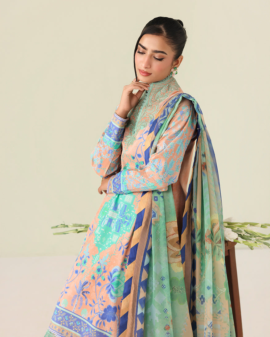 Roheenaz | Rosette Lawn | Weave of Light - Designer Dress - Type : Ladies Clothes - Available at Libayah - 100% Original