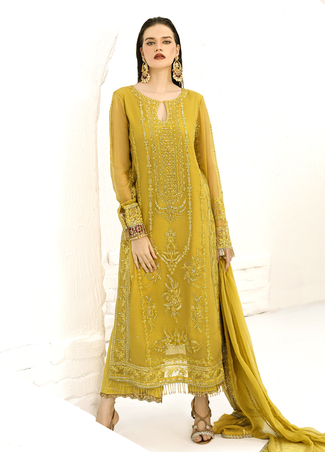 Sahane | Savoir Luxury Formals | CT-140005 Girasol - Savoir by Sahane - Designer Dress - Type: Formal - Available at Libayah - 100% Original