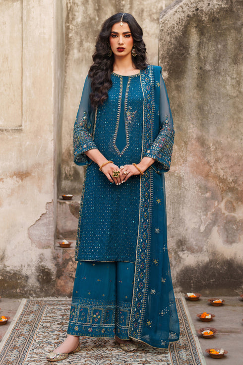 Naqshi | Kiraz Chiffon Collection | Aroosa by Naqshi - Designer Dress  - Type : Ladies Clothes - Available at Libayah - 100% Original 