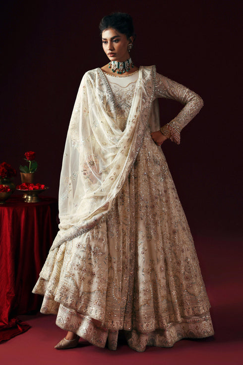 Naqshi | Roshaneh Collection | Nurzaad by Naqshi - Designer Dress  - Type : Ladies Clothes - Available at Libayah - 100% Original 