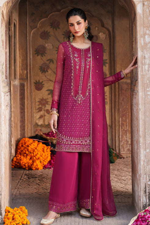 Naqshi | Kiraz Chiffon Collection | Zardoz by Naqshi - Designer Dress  - Type : Ladies Clothes - Available at Libayah - 100% Original 