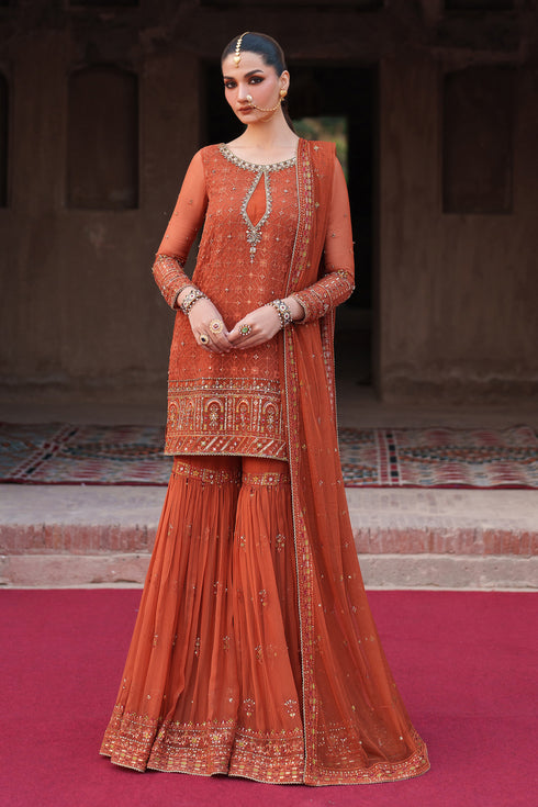 Naqshi | Kiraz Chiffon Collection | Tehzeen by Naqshi - Designer Dress  - Type : Ladies Clothes - Available at Libayah - 100% Original 