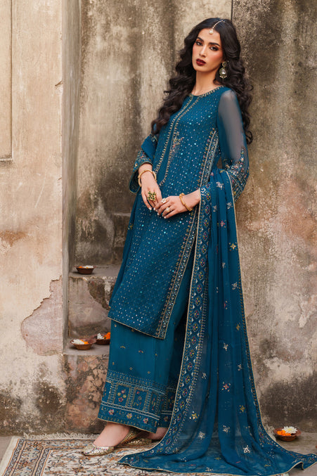 Naqshi | Kiraz Chiffon Collection | Aroosa by Naqshi - Designer Dress  - Type : Ladies Clothes - Available at Libayah - 100% Original 