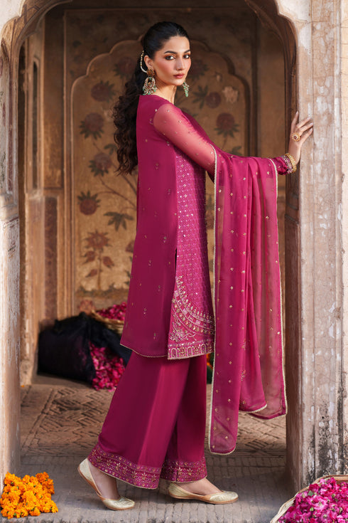 Naqshi | Kiraz Chiffon Collection | Zardoz by Naqshi - Designer Dress  - Type : Ladies Clothes - Available at Libayah - 100% Original 