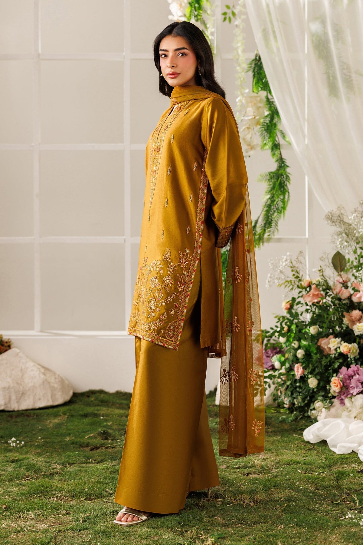 Naqshi | Festive Eid 26 | Eda by Naqshi - Designer Dress  - Type : Ladies Clothes - Available at Libayah - 100% Original 