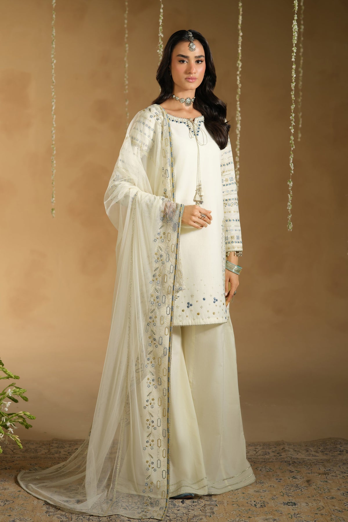 Naqshi | Festive Eid 26 | Rozal by Naqshi - Designer Dress  - Type : Ladies Clothes - Available at Libayah - 100% Original 