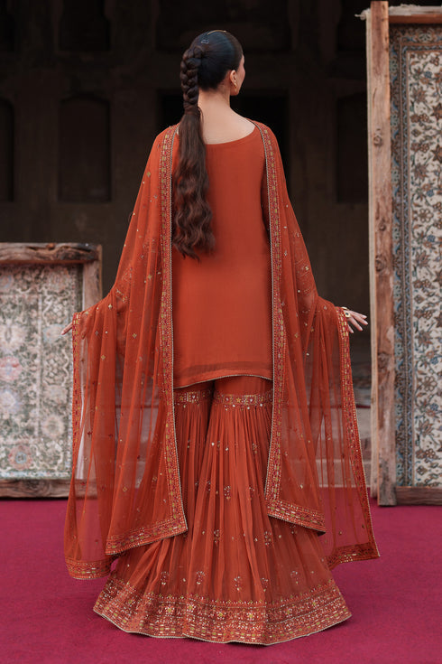 Naqshi | Kiraz Chiffon Collection | Tehzeen by Naqshi - Designer Dress  - Type : Ladies Clothes - Available at Libayah - 100% Original 