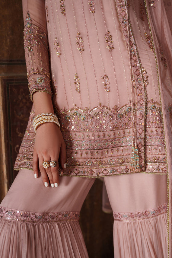 Naqshi | Kiraz Chiffon Collection | Zaria by Naqshi - Designer Dress  - Type : Ladies Clothes - Available at Libayah - 100% Original 