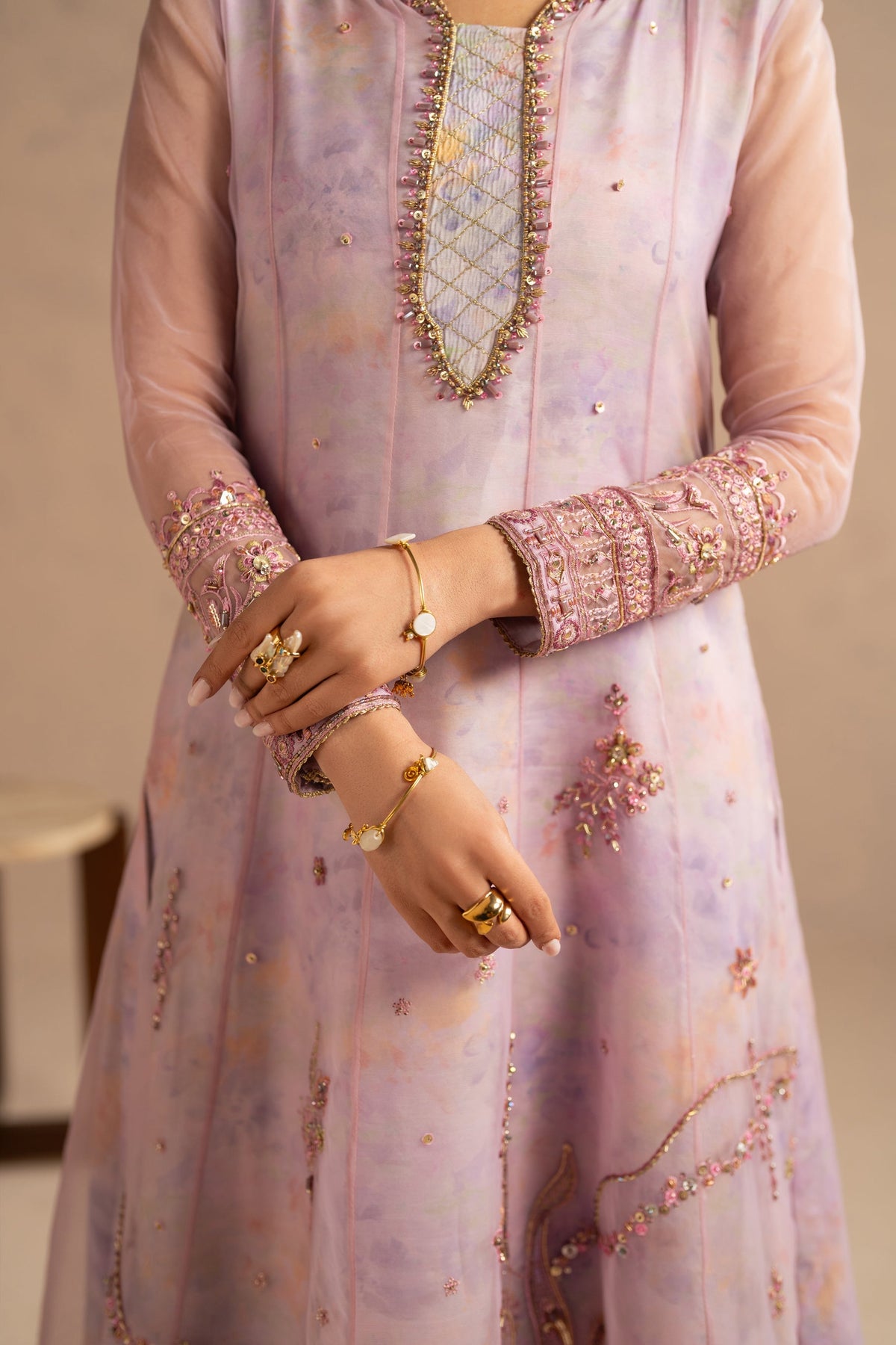 Naqshi | Festive Eid 26 | Akeza by Naqshi - Designer Dress  - Type : Ladies Clothes - Available at Libayah - 100% Original 