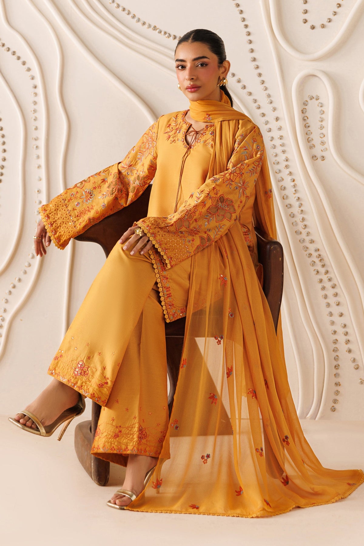 Naqshi | Festive Eid 26 | Lunara by Naqshi - Designer Dress  - Type : Ladies Clothes - Available at Libayah - 100% Original 