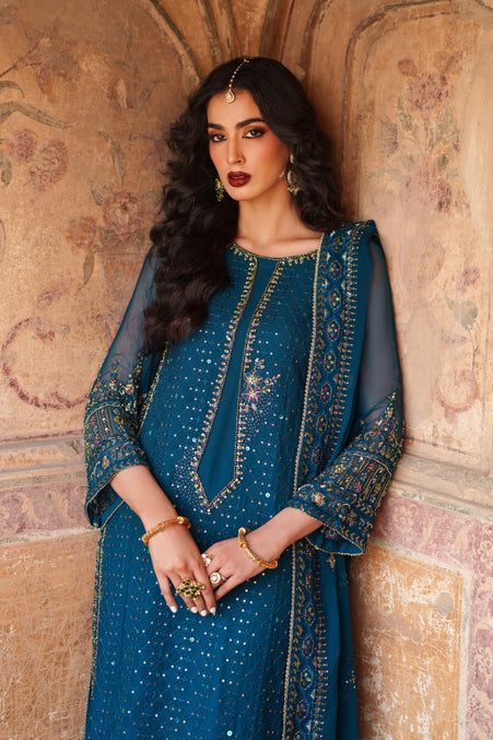 Naqshi | Kiraz Chiffon Collection | Aroosa by Naqshi - Designer Dress  - Type : Ladies Clothes - Available at Libayah - 100% Original 