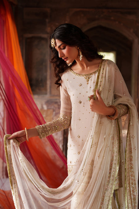 Naqshi | Kiraz Chiffon Collection | Umaima by Naqshi - Designer Dress  - Type : Ladies Clothes - Available at Libayah - 100% Original 