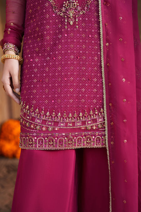 Naqshi | Kiraz Chiffon Collection | Zardoz by Naqshi - Designer Dress  - Type : Ladies Clothes - Available at Libayah - 100% Original 