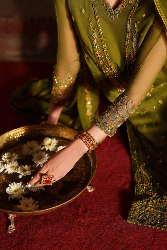 Naqshi | Kiraz Chiffon Collection | Anza by Naqshi - Designer Dress  - Type : Ladies Clothes - Available at Libayah - 100% Original 