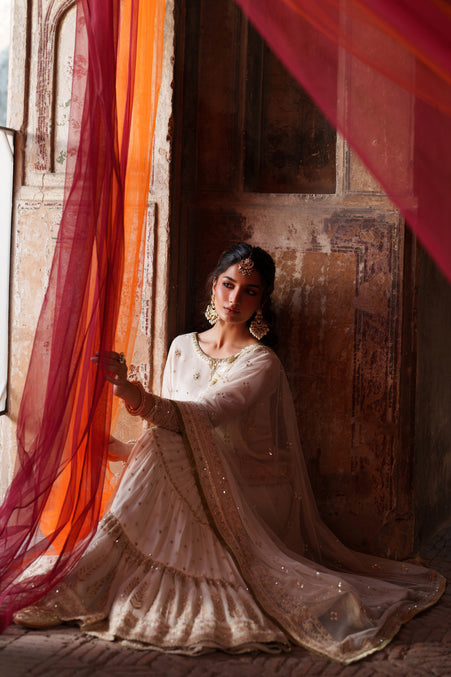 Naqshi | Kiraz Chiffon Collection | Umaima by Naqshi - Designer Dress  - Type : Ladies Clothes - Available at Libayah - 100% Original 