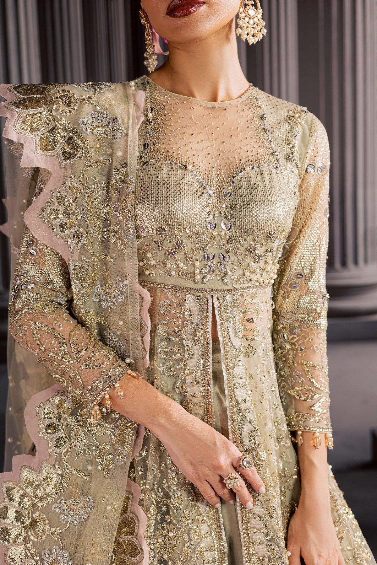 Nureh | Muse Formal | NFM-03 by Nureh - Designer Dress  - Type : Ladies Clothes - Available at Libayah - 100% Original 