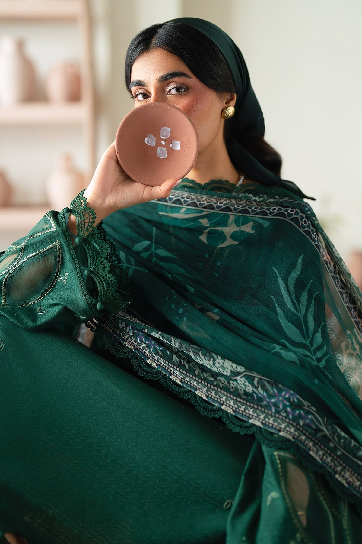 Nureh | Raha Lawn | NE-234 by Nureh - Designer Dress  - Type : Ladies Clothes - Available at Libayah - 100% Original 