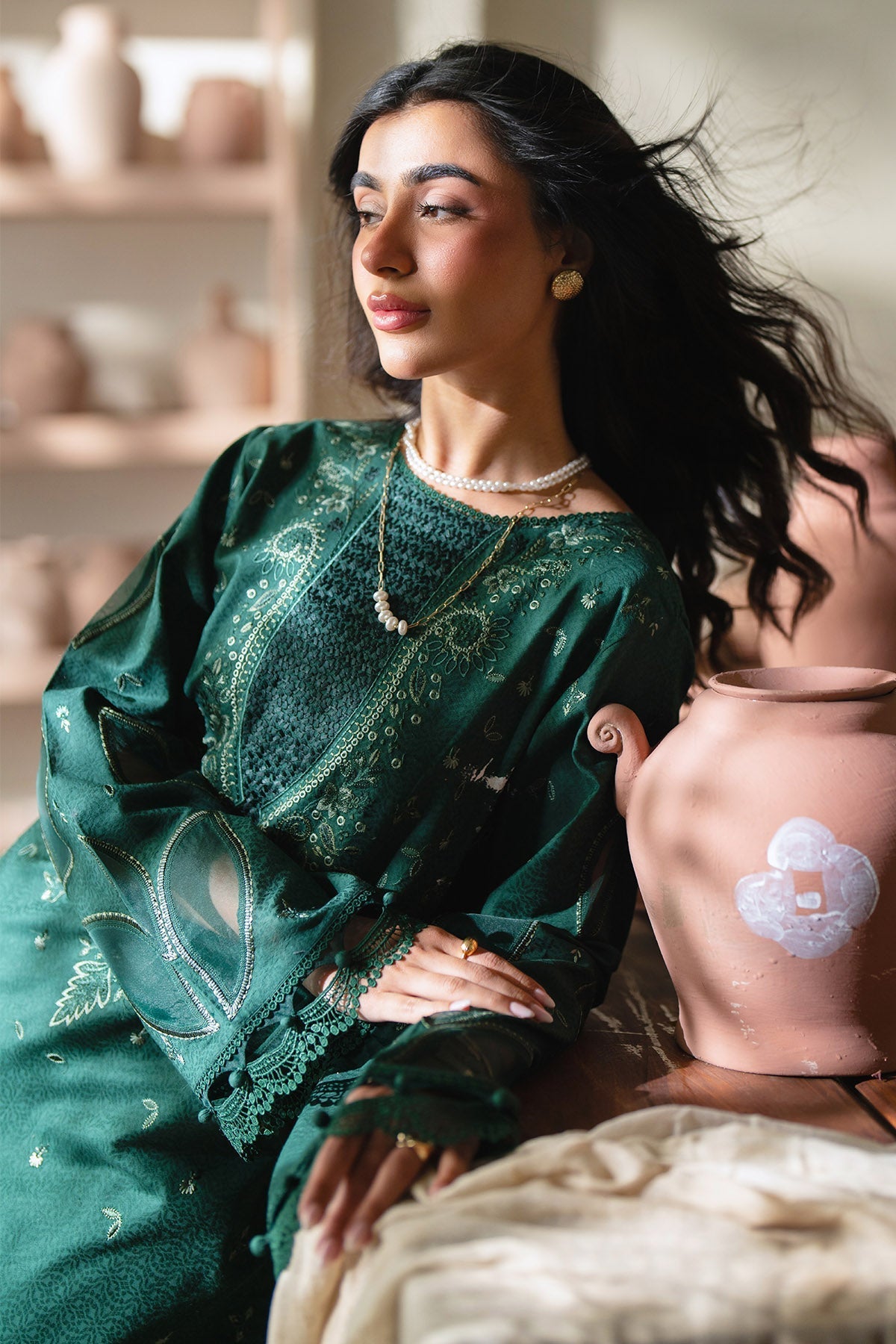 Nureh | Raha Lawn | NE-234 by Nureh - Designer Dress  - Type : Ladies Clothes - Available at Libayah - 100% Original 