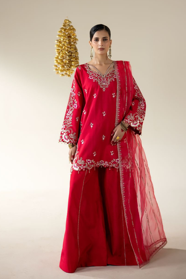 Enzo | Lune Des Fleurs | MERLOT by Enzo - Designer Dress  - Type : Ladies Clothes - Available at Libayah - 100% Original 