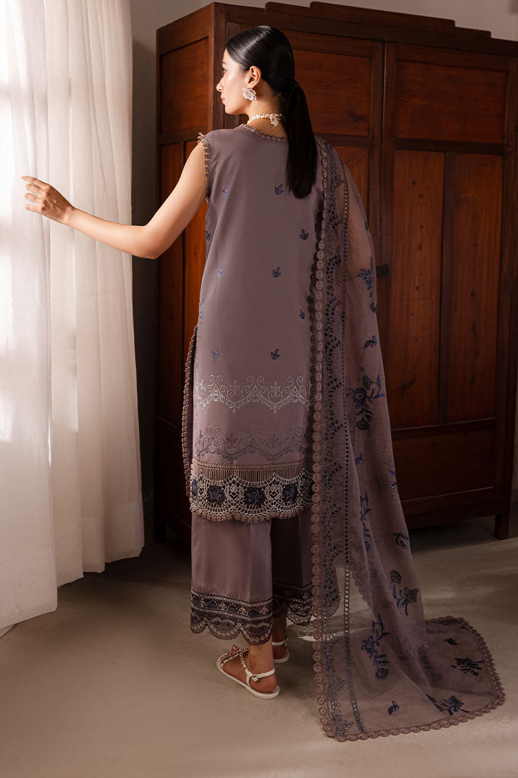 Marjjan | Aangan Embroidered Viscose |   PEV-22 B (GREY) by Marjjan - Designer Dress - Type: Ladies Clothes - Available at Libayah - 100% Original